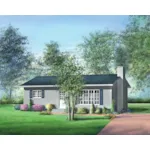 Traditional House Plan Front of Home - Pepin Small Ranch Home 126D-0362 - Shop House Plans and More