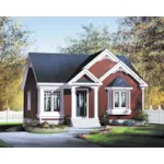 Cabin & Cottage House Plan Front of Home - Tandy Country Home 126D-0365 - Shop House Plans and More