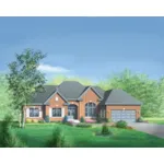 Traditional House Plan Front of Home - Welton Traditional Ranch Home 126D-0375 - Shop House Plans and More