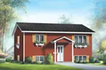Bungalow House Plan Front of Home - Noreen Traditional Home 126D-0376 - Shop House Plans and More