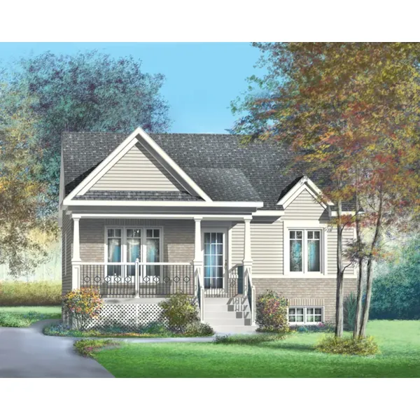 Country House Plan Front of Home - Elaina Country Home 126D-0378 - Search House Plans and More