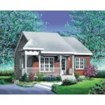 Country House Plan Front of Home - Conley Creek Country Home 126D-0379 - Search House Plans and More