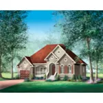 Country House Plan Front of Home - Weatherly Traditional Home 126D-0391 - Shop House Plans and More