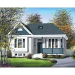 Contemporary House Plan Front of Home - Emelda Contemporary Home 126D-0392 - Search House Plans and More