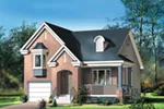 Traditional House Plan Front of House 126D-0393