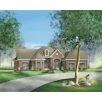 Victorian House Plan Front of Home - Norina European Ranch Home 126D-0399 - Shop House Plans and More