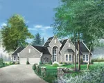 European House Plan Front of Home - Carey Manor Luxury Home 126D-0402 - Search House Plans and More