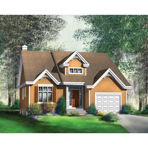 Ranch House Plan Front of Home - Morrow Haven Country Home 126D-0408 - Shop House Plans and More