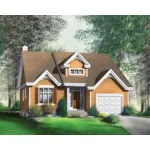 Ranch House Plan Front of Home - Morrow Haven Country Home 126D-0408 - Shop House Plans and More