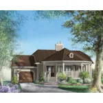 Victorian House Plan Front of Home - Savanna Mill Country Home 126D-0412 - Shop House Plans and More