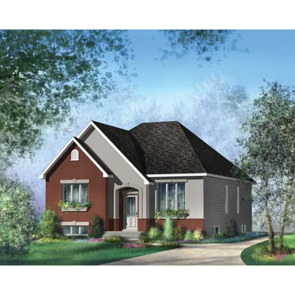 Country House Plan Front of Home - Renessa Ranch Home 126D-0425 - Shop House Plans and More