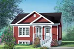 Traditional House Plan Front of Home - Edwin Park Raised Ranch Home 126D-0426 - Search House Plans and More