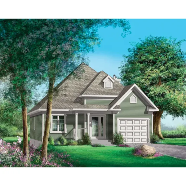 Ranch House Plan Front of Home - Greenery Park Country Home 126D-0431 - Search House Plans and More