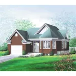 Country House Plan Front of Home - McCluer Ranch Home 126D-0443 - Shop House Plans and More