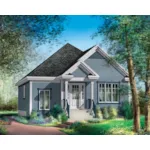 Country House Plan Front of Home - Cory Creek Country Cottage 126D-0450 - Search House Plans and More