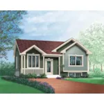 Ranch House Plan Front of Home - Bailey Acres Traditional Home 126D-0452 - Search House Plans and More