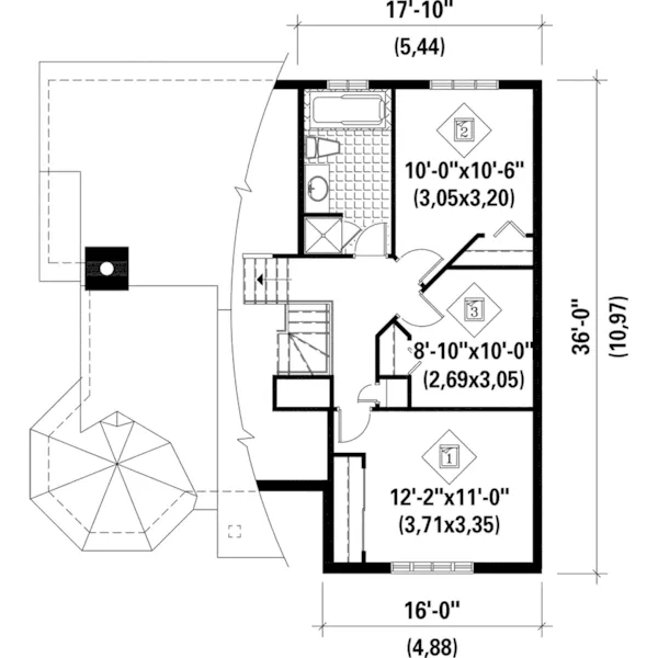 Victorian House Plan Second Floor - Pennington Bay Victorian Home 126D-0461 - Shop House Plans and More