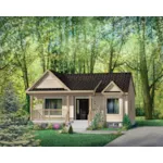 Ranch House Plan Front of Home - Robb Creek Country Cottage 126D-0464 - Shop House Plans and More