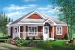 Victorian House Plan Front of Home - Sandra Farm Country Home 126D-0465 - Shop House Plans and More