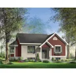 Bungalow House Plan Front of Home - Afton Country Ranch Home 126D-0475 - Search House Plans and More