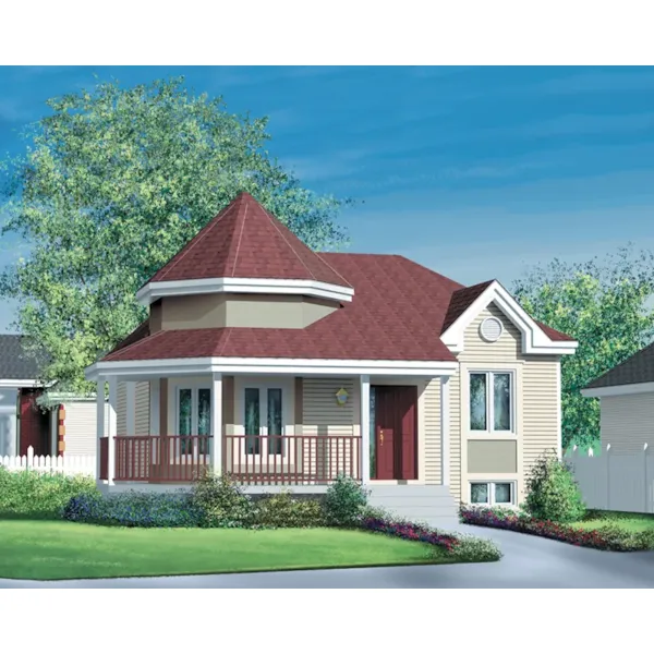 Cabin & Cottage House Plan Front of Home - Forsythia Lane Victorian Home 126D-0477 - Search House Plans and More