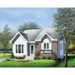 Cabin & Cottage House Plan Front of Home - Tuxford Ranch Home 126D-0492 - Shop House Plans and More