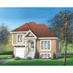 Traditional House Plan Front of Home - Wood Trail Traditional Home 126D-0496 - Shop House Plans and More