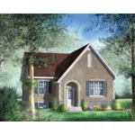 European House Plan Front of Home - Trevion Hill European Home 126D-0499 - Shop House Plans and More