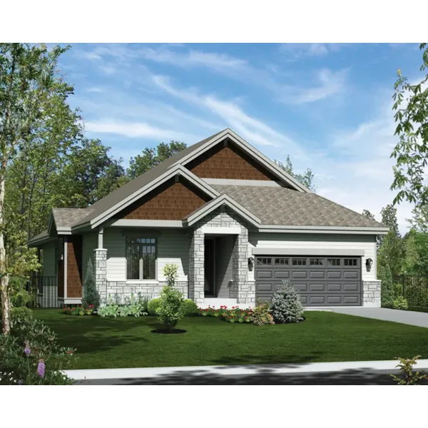 European House Plan Front of Home - Gianini Rustic European Home 126D-0512 - Search House Plans and More