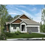 European House Plan Front of Home - Gianini Rustic European Home 126D-0512 - Search House Plans and More