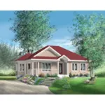 Victorian House Plan Front of Home - Sidwell Farm Country Home 126D-0535 - Shop House Plans and More