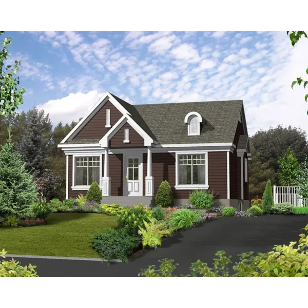 European House Plan Front of Home - Laurens Ridge Country Home 126D-0575 - Shop House Plans and More