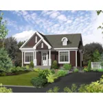 European House Plan Front of Home - Laurens Ridge Country Home 126D-0575 - Shop House Plans and More