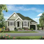 Ranch House Plan Front of Home - Parson Falls Traditional Home 126D-0583 - Shop House Plans and More