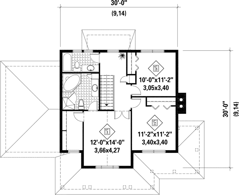 Country House Plan Second Floor - Wildflower Hill Country Home 126D-0591 - Shop House Plans and More