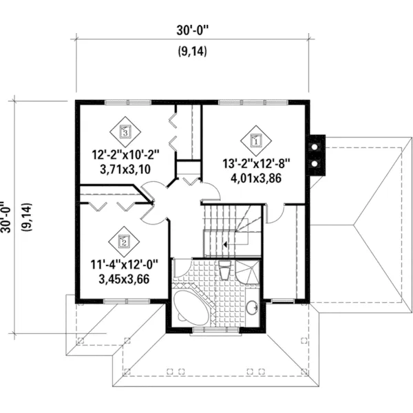 Country House Plan Second Floor - Tuckers Trace Traditional Home 126D-0599 - Shop House Plans and More