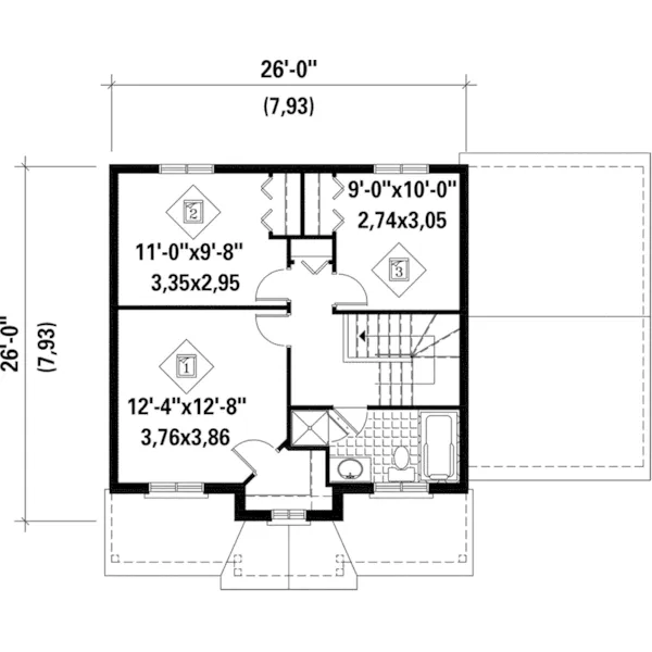 Farmhouse Plan Second Floor - Rellerger Bay Country Farmhouse 126D-0605 - Shop House Plans and More