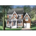 Country House Plan Front of Home - Powders Mill Country Home 126D-0606 - Shop House Plans and More