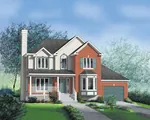 Victorian House Plan Front of Home - Osborn Traditional Home 126D-0607 - Shop House Plans and More