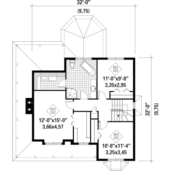 Country House Plan Second Floor - Mona Mill Country Home 126D-0608 - Shop House Plans and More