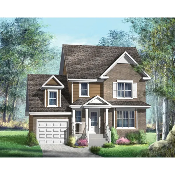 Country House Plan Front of Home - Kinloch Hollow Country Home 126D-0616 - Search House Plans and More