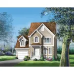 Country French House Plan Front of Home - Cullum Creek Traditional Home 126D-0625 - Search House Plans and More