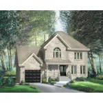 Cape Cod & New England House Plan Front of Home - Abbot Grove Traditional Home 126D-0627 - Search House Plans and More