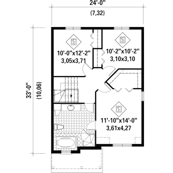 Country French House Plan Second Floor - Grayson Hedge Country Home 126D-0634 - Search House Plans and More