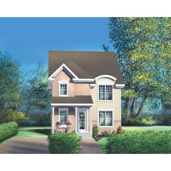 Country French House Plan Front of Home - Grayson Hedge Country Home 126D-0634 - Search House Plans and More