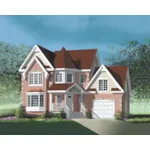 Victorian House Plan Front of Home - Parker Place Victorian Home 126D-0637 - Shop House Plans and More