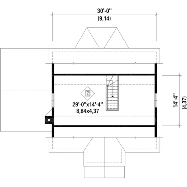 Victorian House Plan Third Floor - Squire Lane Traditional Home 126D-0643 - Shop House Plans and More