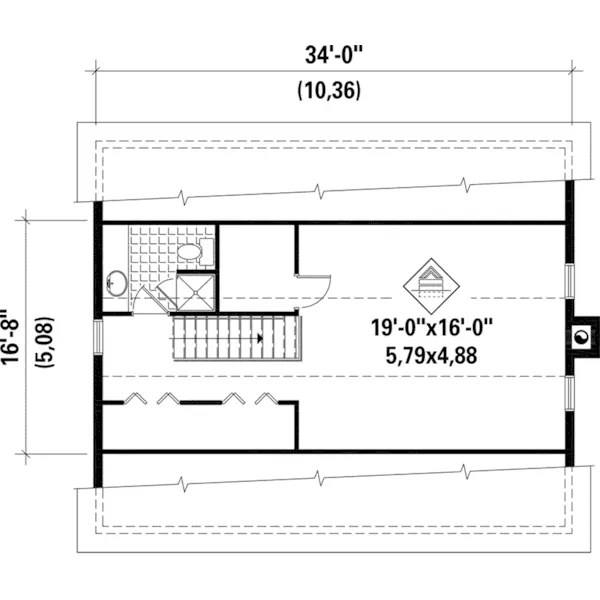 Cape Cod & New England House Plan Third Floor - Federal Hill Colonial Home 126D-0646 - Search House Plans and More