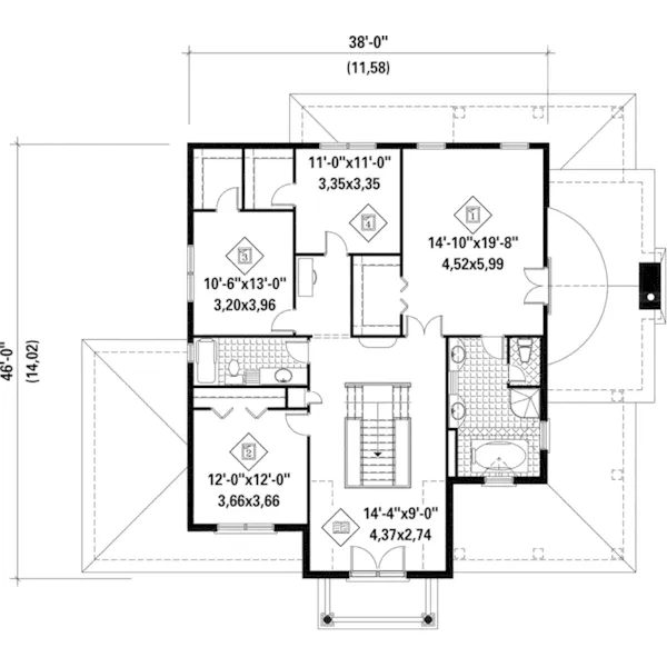 Country House Plan Second Floor - Marshall Place Luxury Home 126D-0652 - Shop House Plans and More