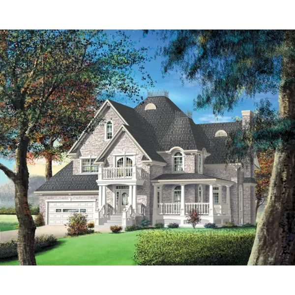 Country House Plan Front of Home - Marshall Place Luxury Home 126D-0652 - Shop House Plans and More